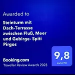 Tatil Evi Steinturm Mit Dach-terrasse Zwischen Fluss, Und Gebirge- Spiti Pirgos