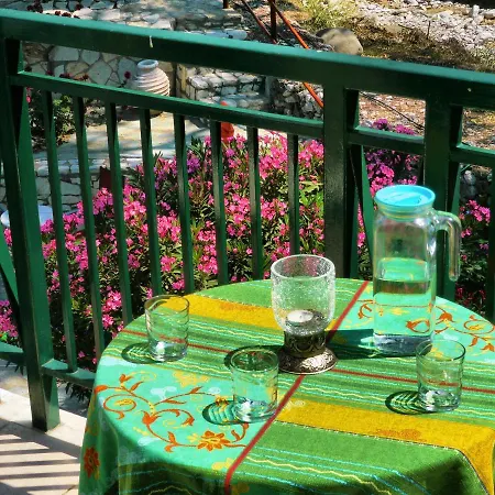 Steinturm Mit Dach-terrasse Zwischen Fluss, Und Gebirge- Spiti Pirgos Hébergement de vacances